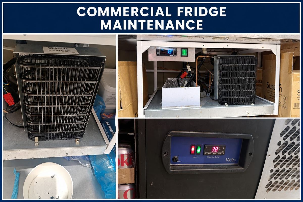 Commercial fridge maintenance